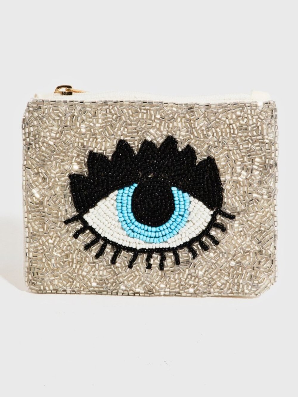 Beaded Eye Coin Purse
